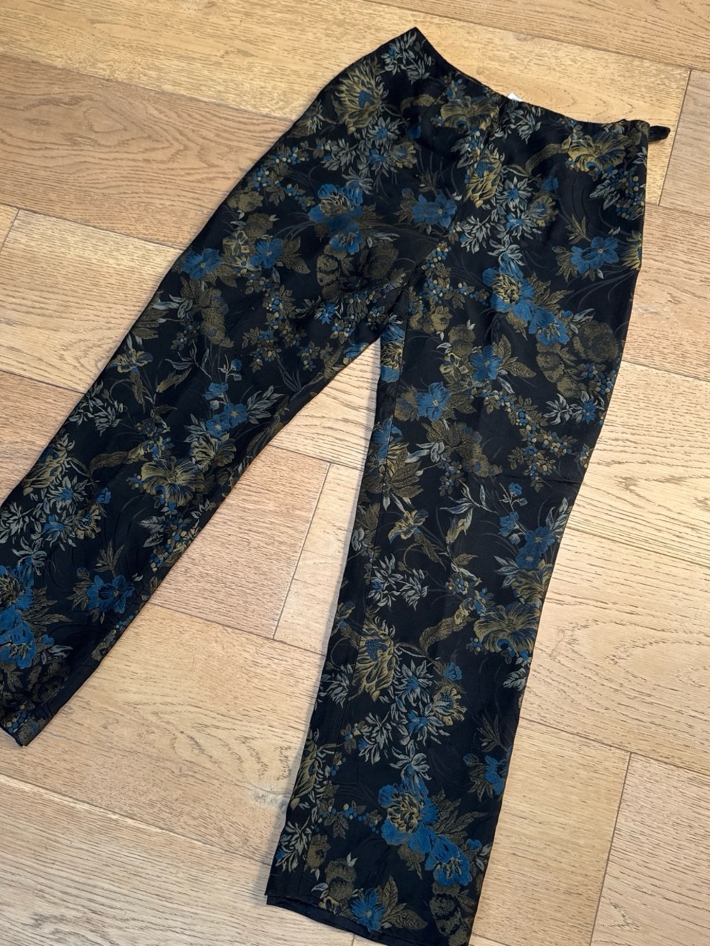 Vintage 90s Jones New York Dark Floral Trouser Pants